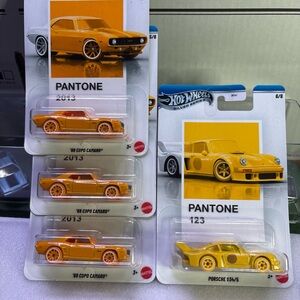 Hot Wheels Pantone Porsche Camaro lot Die-Cast Car Pack